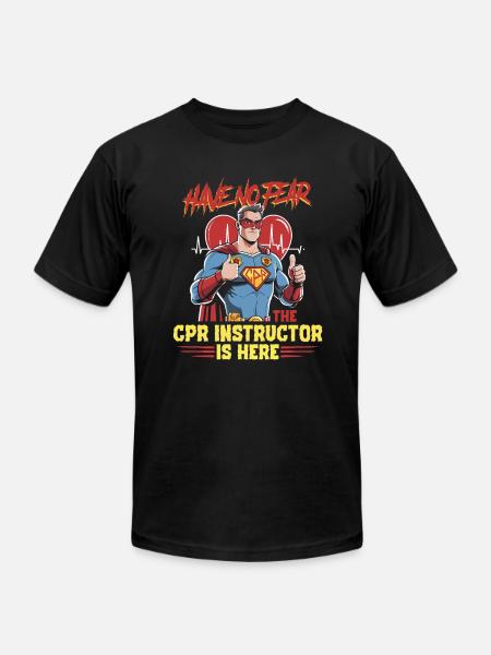 CPR Instructor Paramedic - Unisex Jersey T-Shirt by Bella + Canvas - black