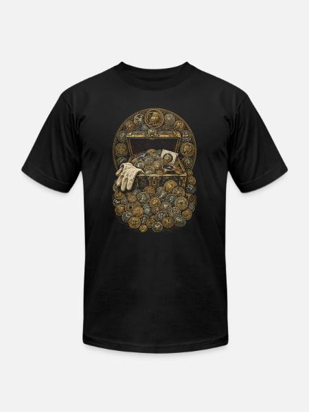 Coin collector Numismatist - Unisex Jersey T-Shirt by Bella + Canvas - black