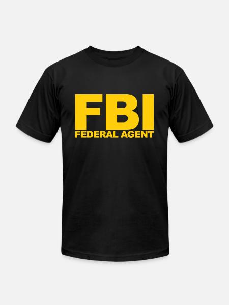Fbi Federal Agent - Unisex Jersey T-Shirt by Bella + Canvas - black