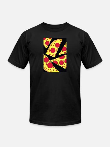 Slice of goodness - Unisex Jersey T-Shirt by Bella + Canvas - black