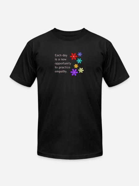 Empathy - Unisex Jersey T-Shirt by Bella + Canvas - black