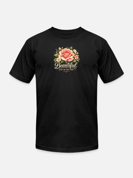 Unique Touch - Unisex Jersey T-Shirt by Bella + Canvas - black