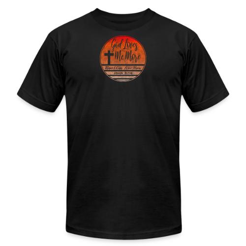 God Loves Me More Shirt – John 3:16 Christian - Unisex Jersey T-Shirt by Bella + Canvas