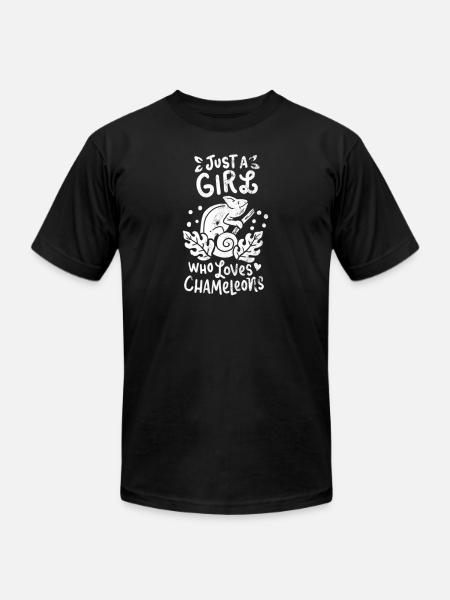 Chameleon - Unisex Jersey T-Shirt by Bella + Canvas - black