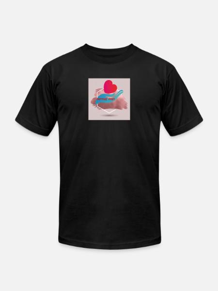Normal man - Unisex Jersey T-Shirt by Bella + Canvas - black