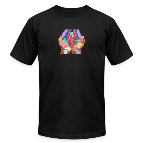 Heart in hand - Unisex Jersey T-Shirt by Bella + Canvas