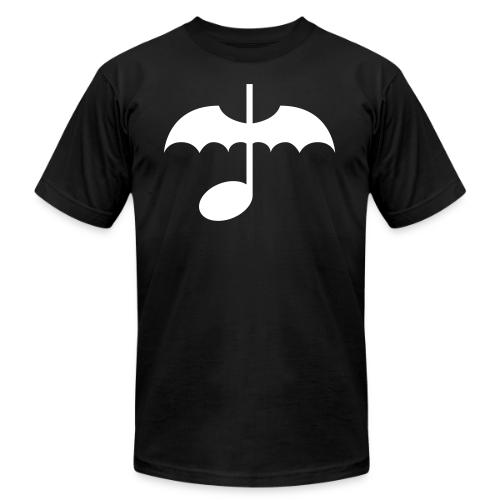 Music Note with Bat Wings - Unisex Jersey T-Shirt by Bella + Canvas