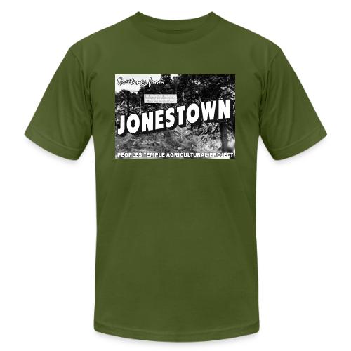 Jonestown Postcard - Unisex Jersey T-Shirt by Bella + Canvas