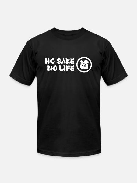 NO SAKE NO LIFE - Unisex Jersey T-Shirt by Bella + Canvas - black