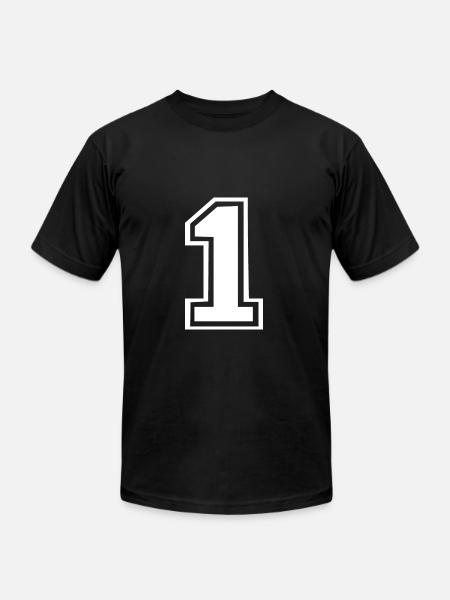 1 - Unisex Jersey T-Shirt by Bella + Canvas - black