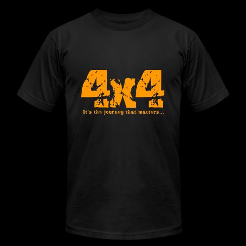 4x4 - it's the journey that matters... - Unisex Jersey T-Shirt by Bella + Canvas