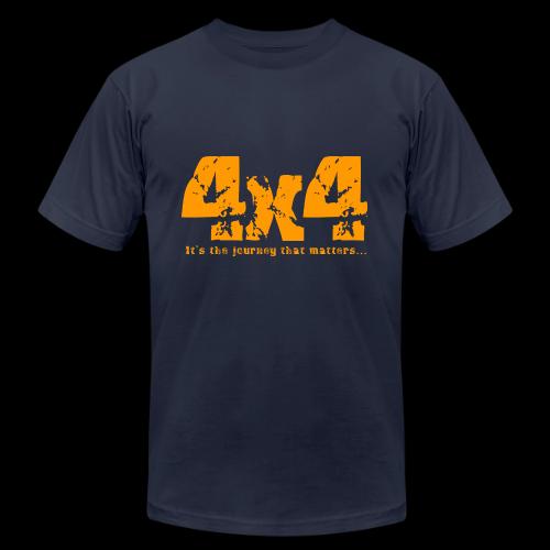 4x4 - it's the journey that matters... - Unisex Jersey T-Shirt by Bella + Canvas