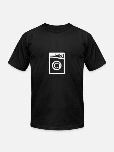 Washing Machine - Unisex Jersey T-Shirt by Bella + Canvas - black