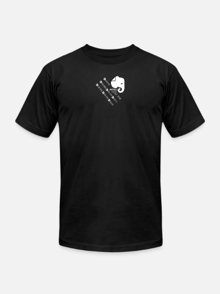 Acoli Side TV Graphic Pattern - Unisex Jersey T-Shirt by Bella + Canvas - black