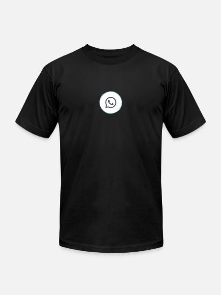 phone - Unisex Jersey T-Shirt by Bella + Canvas - black