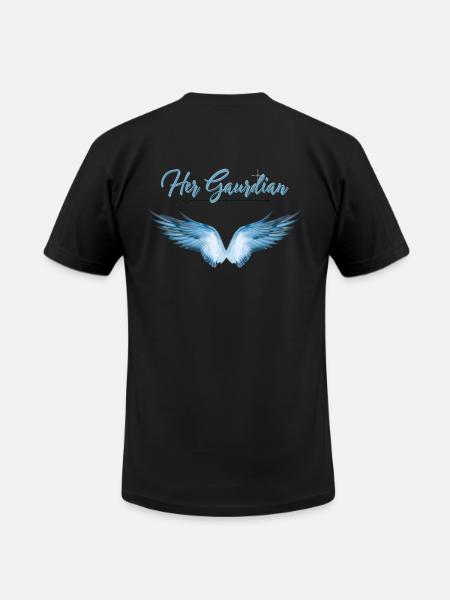 Her Guardian - Unisex Jersey T-Shirt by Bella + Canvas - black