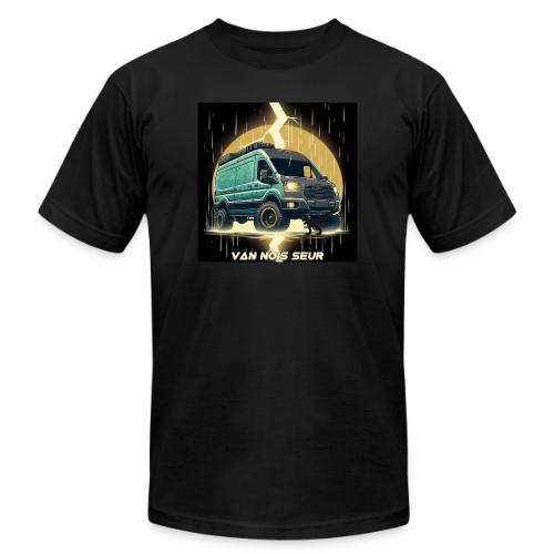 Struck By Lightning Camper Van - Unisex Jersey T-Shirt by Bella + Canvas