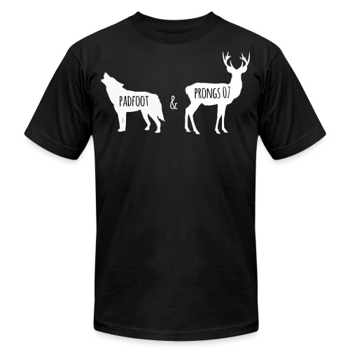Padfoot&Prongs07 White - Unisex Jersey T-Shirt by Bella + Canvas