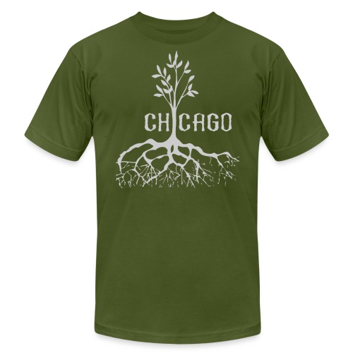 Chicago Tree - Unisex Jersey T-Shirt by Bella + Canvas