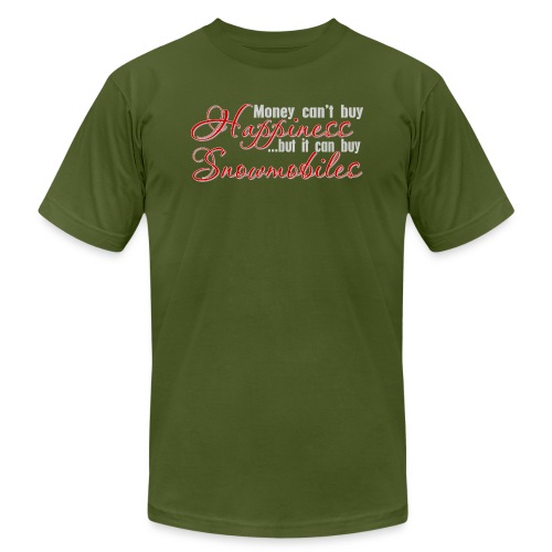 Money Can Buy Snowmobiles - Unisex Jersey T-Shirt by Bella + Canvas