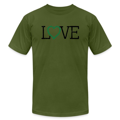 LOVE irish shamrocks - Unisex Jersey T-Shirt by Bella + Canvas