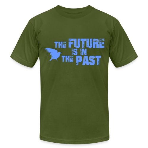 future past crow bird - Unisex Jersey T-Shirt by Bella + Canvas