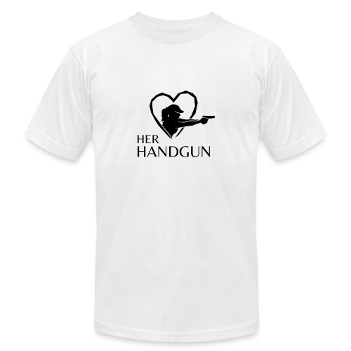 Official HerHandgun Logo - Unisex Jersey T-Shirt by Bella + Canvas