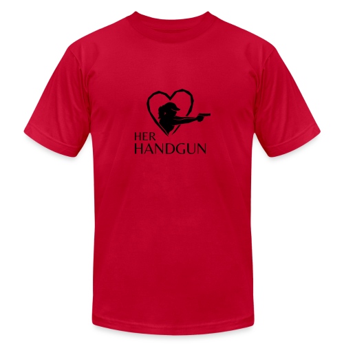 Official HerHandgun Logo - Unisex Jersey T-Shirt by Bella + Canvas
