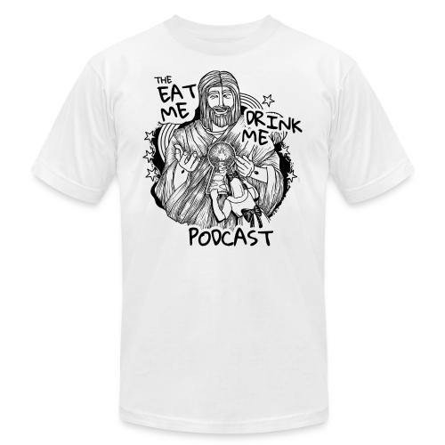 Eat Me Drink Me Podcast revamped logo - Unisex Jersey T-Shirt by Bella + Canvas