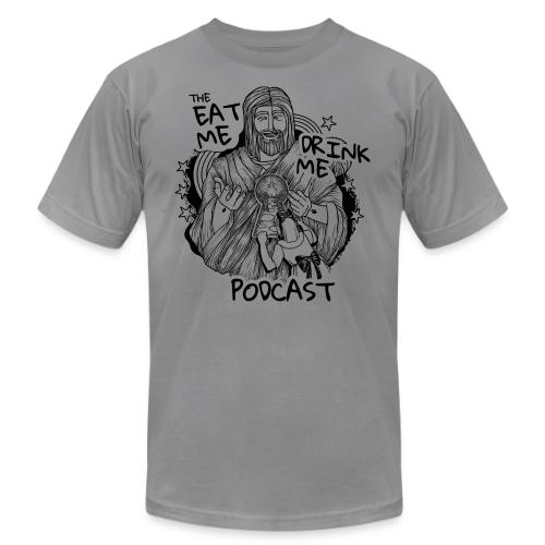 Eat Me Drink Me Podcast revamped logo - Unisex Jersey T-Shirt by Bella + Canvas
