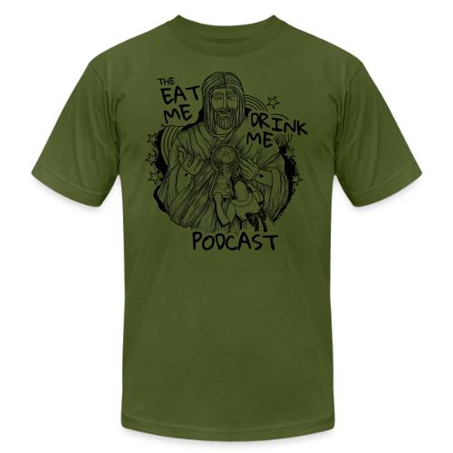 Eat Me Drink Me Podcast revamped logo - Unisex Jersey T-Shirt by Bella + Canvas