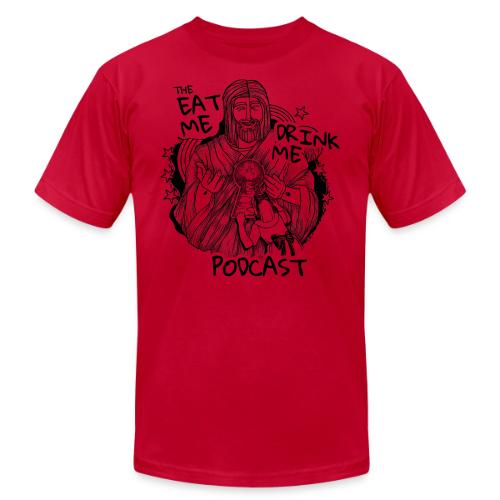 Eat Me Drink Me Podcast revamped logo - Unisex Jersey T-Shirt by Bella + Canvas