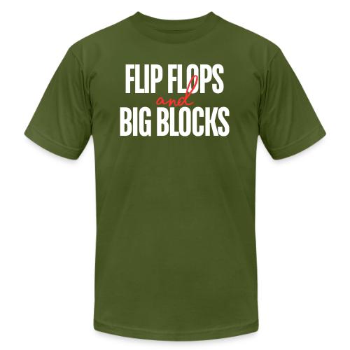 Flip Flops & Big Blocks - Unisex Jersey T-Shirt by Bella + Canvas