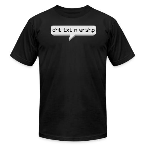 dnttxt grey - Unisex Jersey T-Shirt by Bella + Canvas