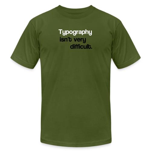 typography2 - Unisex Jersey T-Shirt by Bella + Canvas