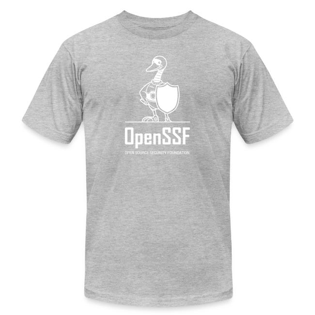 OpenSSF tall white logo