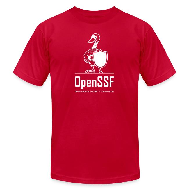 OpenSSF tall white logo