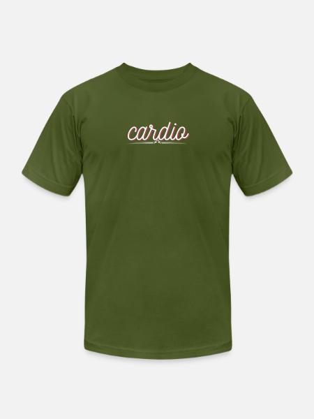 Cardio - Unisex Jersey T-Shirt by Bella + Canvas - olive