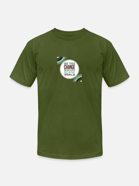 Motivational Quote - Unisex Jersey T-Shirt by Bella + Canvas - olive