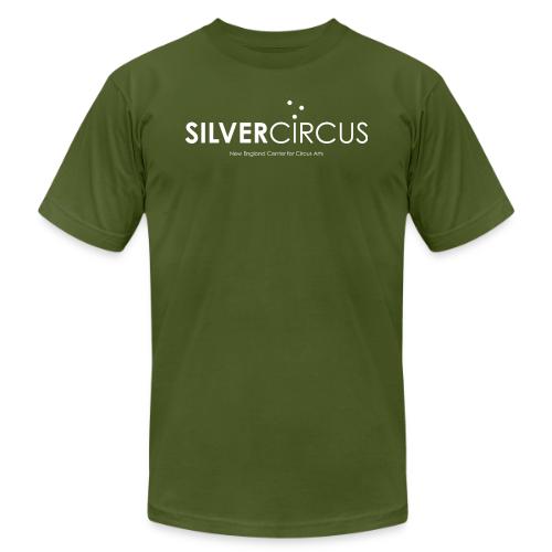 SilverCircus - White Logo - Unisex Jersey T-Shirt by Bella + Canvas