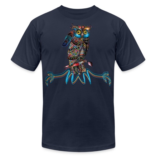 Native American Indian Indigenous Wisdom Owl - Unisex Jersey T-Shirt by Bella + Canvas