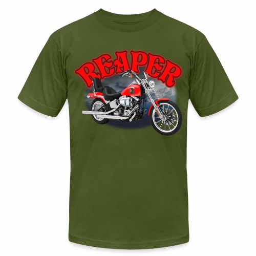 Motorcycle Reaper - Unisex Jersey T-Shirt by Bella + Canvas