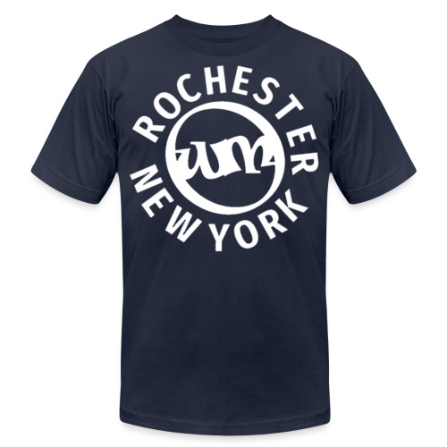 Rochester patch - Unisex Jersey T-Shirt by Bella + Canvas