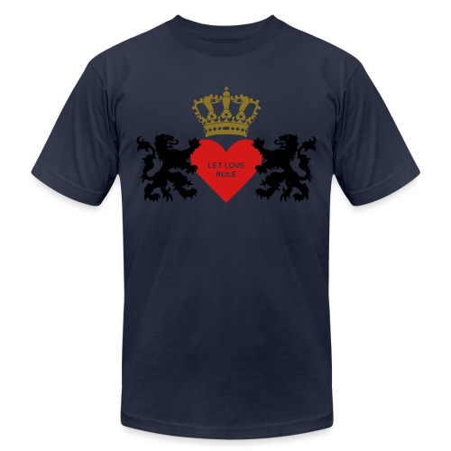 Let love rule - Unisex Jersey T-Shirt by Bella + Canvas