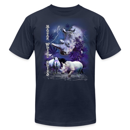 Mazar White Rhino - Unisex Jersey T-Shirt by Bella + Canvas
