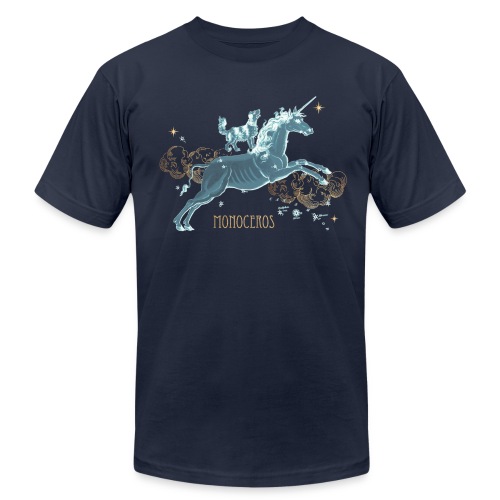 Unicorn Constellation Monoceros - Unisex Jersey T-Shirt by Bella + Canvas