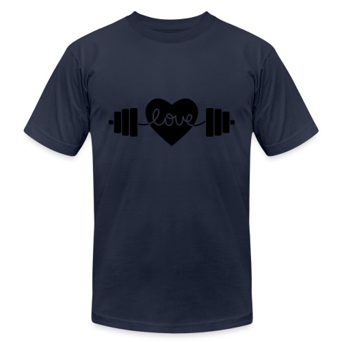 Power Lifting Love - Unisex Jersey T-Shirt by Bella + Canvas