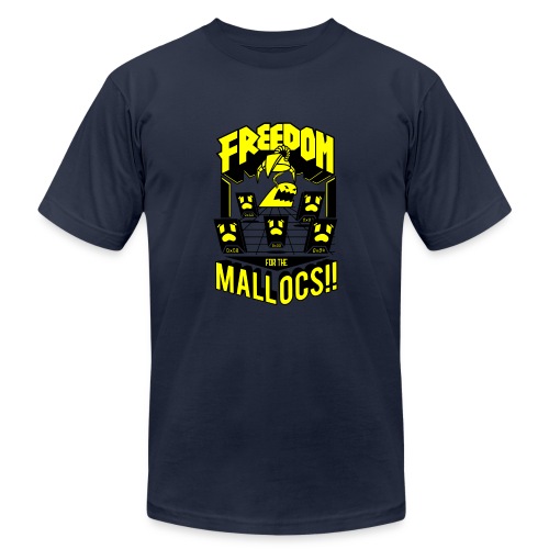 Freedom for the Mallocs - Unisex Jersey T-Shirt by Bella + Canvas