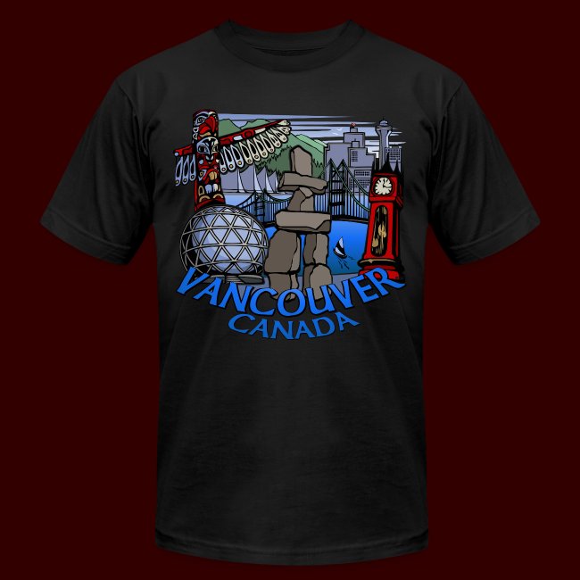 Vancouver Landmark Shirts Souvenirs Vancouver Gift