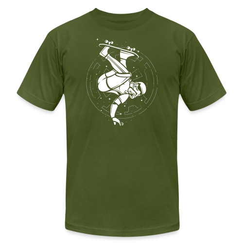 Stormtrooper Skateboarder - Unisex Jersey T-Shirt by Bella + Canvas